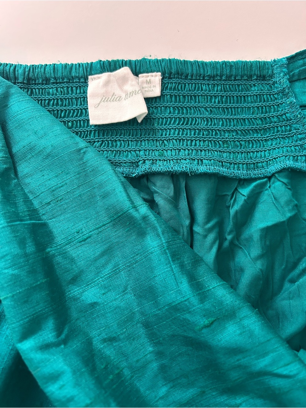 Julia Amory Teal Wrap Skirt - Picture 3 of 3